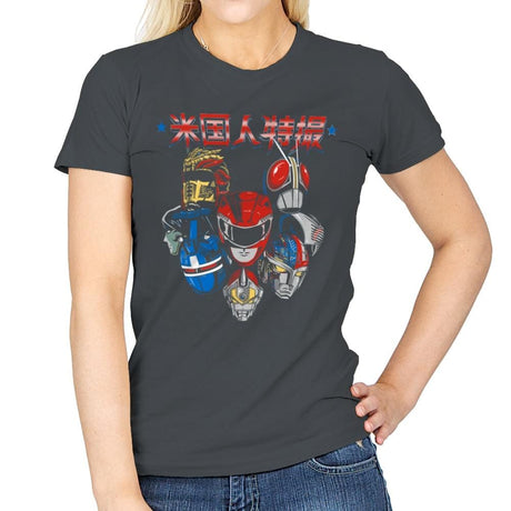 American Toku - Anytime - Womens T-Shirts RIPT Apparel Small / Charcoal