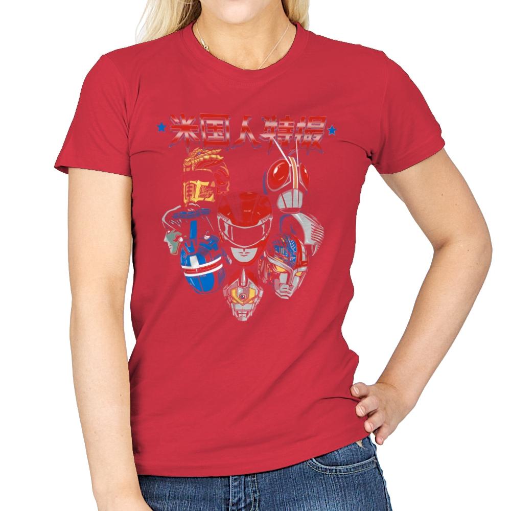 American Toku - Anytime - Womens T-Shirts RIPT Apparel Small / Red