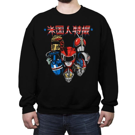 American Toku - Crew Neck Sweatshirt Crew Neck Sweatshirt RIPT Apparel