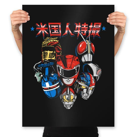 American Toku - Prints Posters RIPT Apparel 18x24 / Black