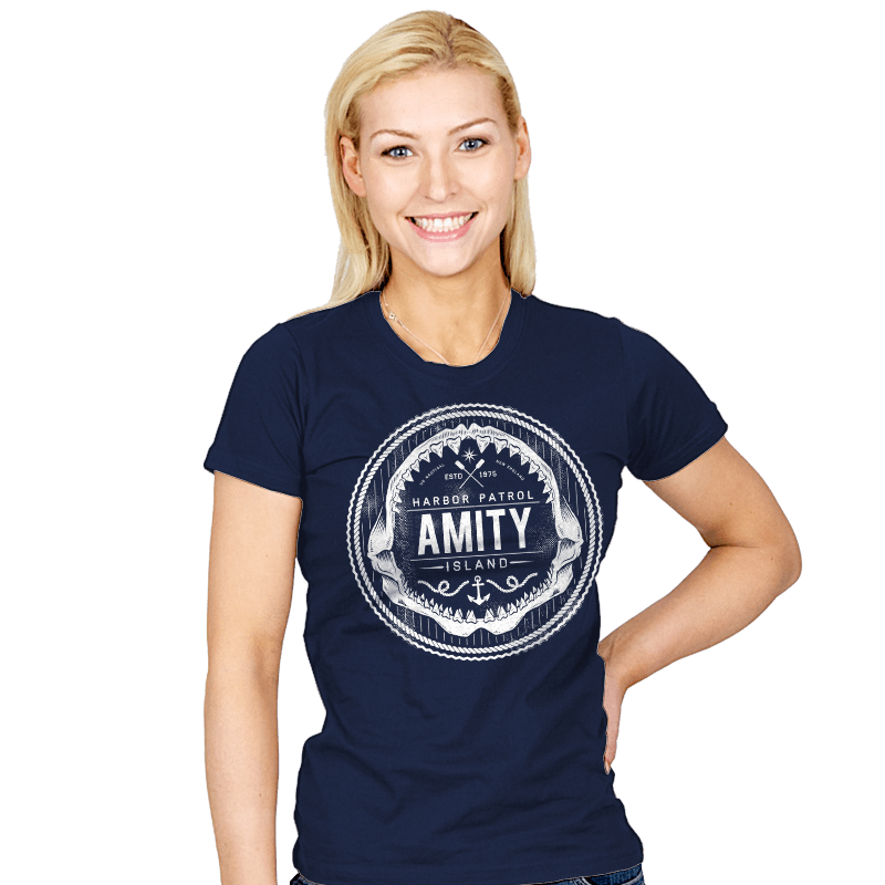 Amity Island Harbor Patrol - Womens T-Shirts RIPT Apparel
