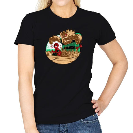 An Amazing Sand Castle - 80s Blaarg - Womens T-Shirts RIPT Apparel Small / Black