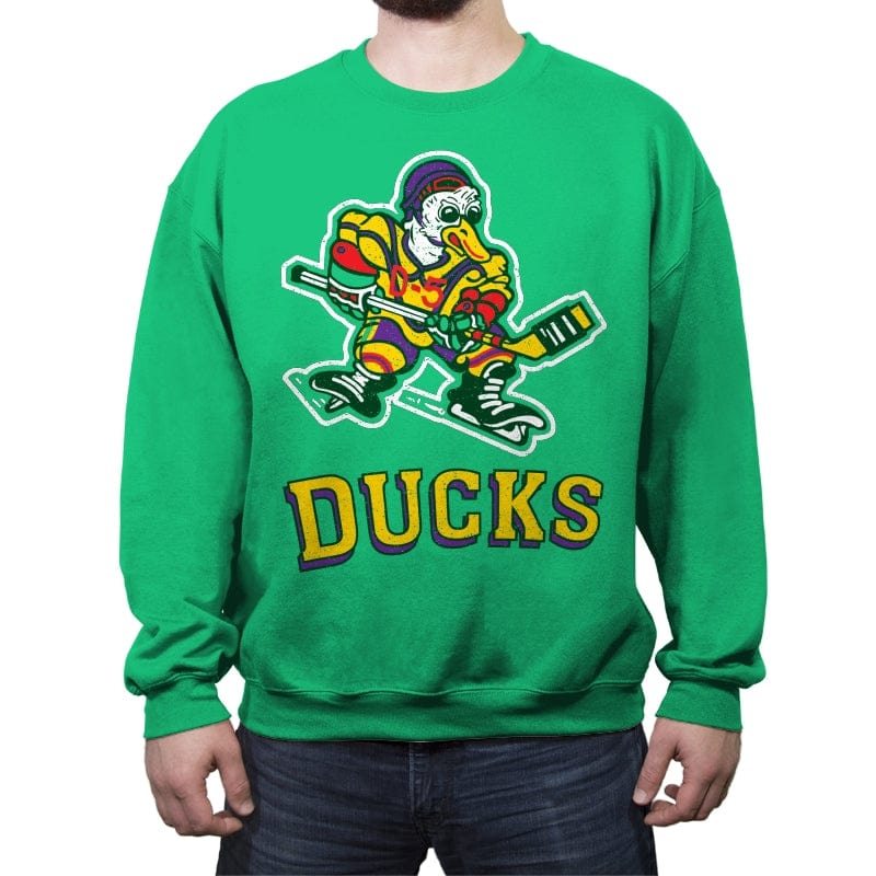 Anaheim Ducks - Crew Neck Sweatshirt Crew Neck Sweatshirt RIPT Apparel Small / Irish Green