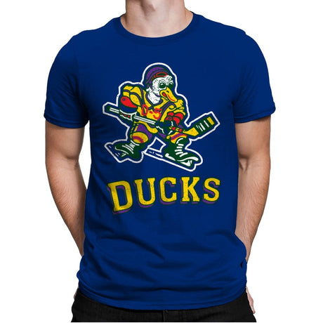 Anaheim Ducks - Mens Premium T-Shirts RIPT Apparel Small / Royal