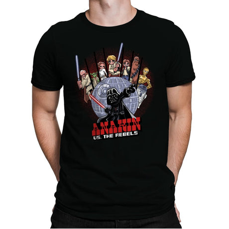 Anakin vs The Rebels - Mens Premium T-Shirts RIPT Apparel Small / Black