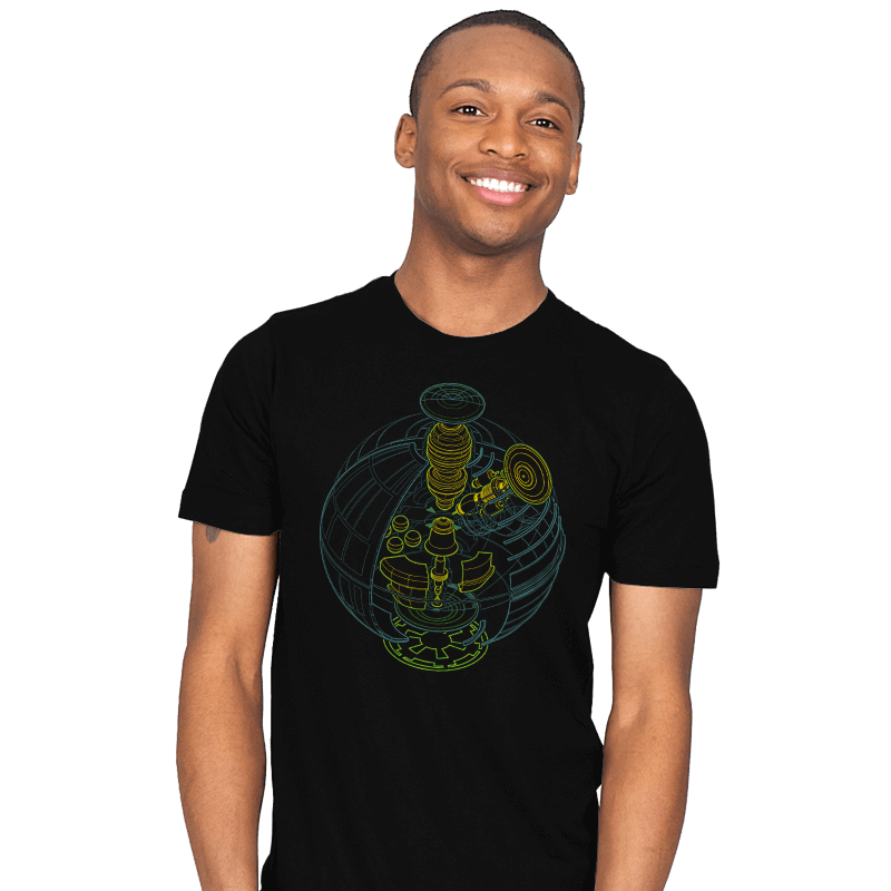 Anatomy of a Space Station - Mens T-Shirts RIPT Apparel