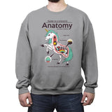 Anatomy of a Unicorn - Crew Neck Sweatshirt Crew Neck Sweatshirt RIPT Apparel