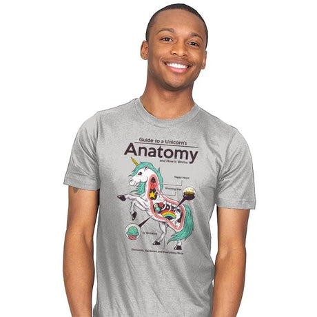 Anatomy of a Unicorn - Mens T-Shirts RIPT Apparel