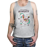 Anatomy of a Unicorn - Tanktop Tanktop RIPT Apparel X-Small / Silver