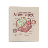 Anatomy of the D20 - Canvas Wraps Canvas Wraps RIPT Apparel 11x14 / Natural