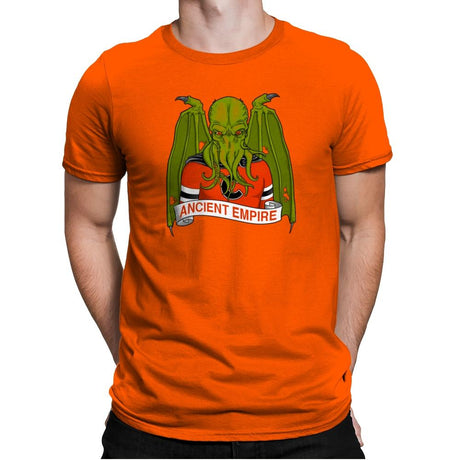 Ancient Empire Exclusive - Mens Premium T-Shirts RIPT Apparel Small / Classic Orange