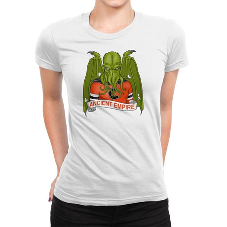 Ancient Empire Exclusive - Womens Premium T-Shirts RIPT Apparel Small / White