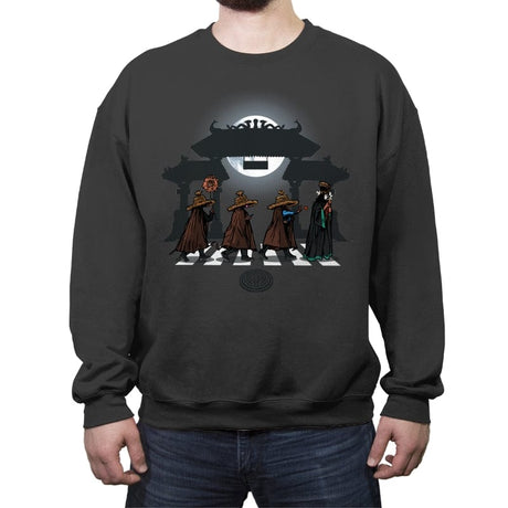 Ancient Warrior Society - Crew Neck Sweatshirt Crew Neck Sweatshirt RIPT Apparel Small / Charcoal