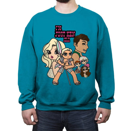 And I'm Enough - Crew Neck Sweatshirt Crew Neck Sweatshirt RIPT Apparel Small / Antique Sapphire