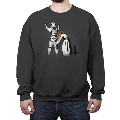 And The Trooper - Crew Neck Sweatshirt Crew Neck Sweatshirt RIPT Apparel Small / Charcoal