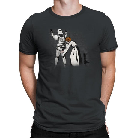And The Trooper - Mens Premium T-Shirts RIPT Apparel Small / Heavy Metal