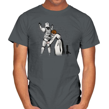 And The Trooper - Mens T-Shirts RIPT Apparel Small / Charcoal