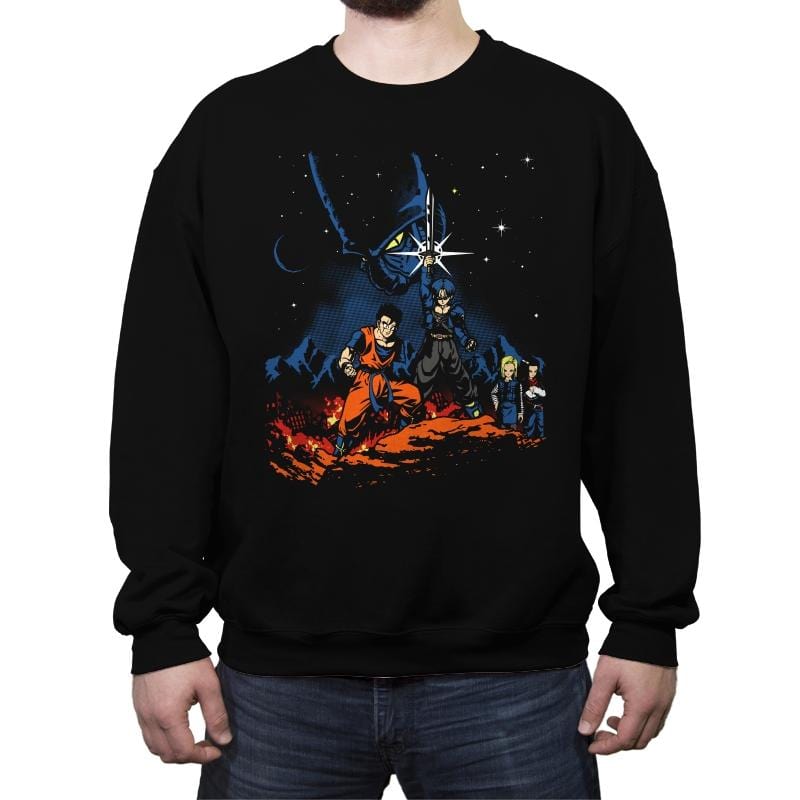 Android Wars - Crew Neck Sweatshirt Crew Neck Sweatshirt RIPT Apparel