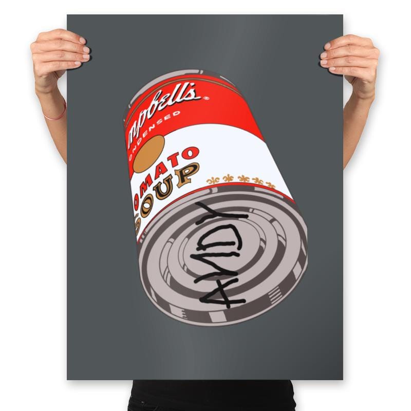 Andy’s Soup - Prints Posters RIPT Apparel 18x24 / Charcoal