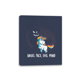 Angel Face Evil Mind - Canvas Wraps Canvas Wraps RIPT Apparel 8x10 / Navy