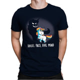 Angel Face Evil Mind - Mens Premium T-Shirts RIPT Apparel Small / Midnight Navy