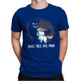 Angel Face Evil Mind - Mens Premium T-Shirts RIPT Apparel Small / Royal
