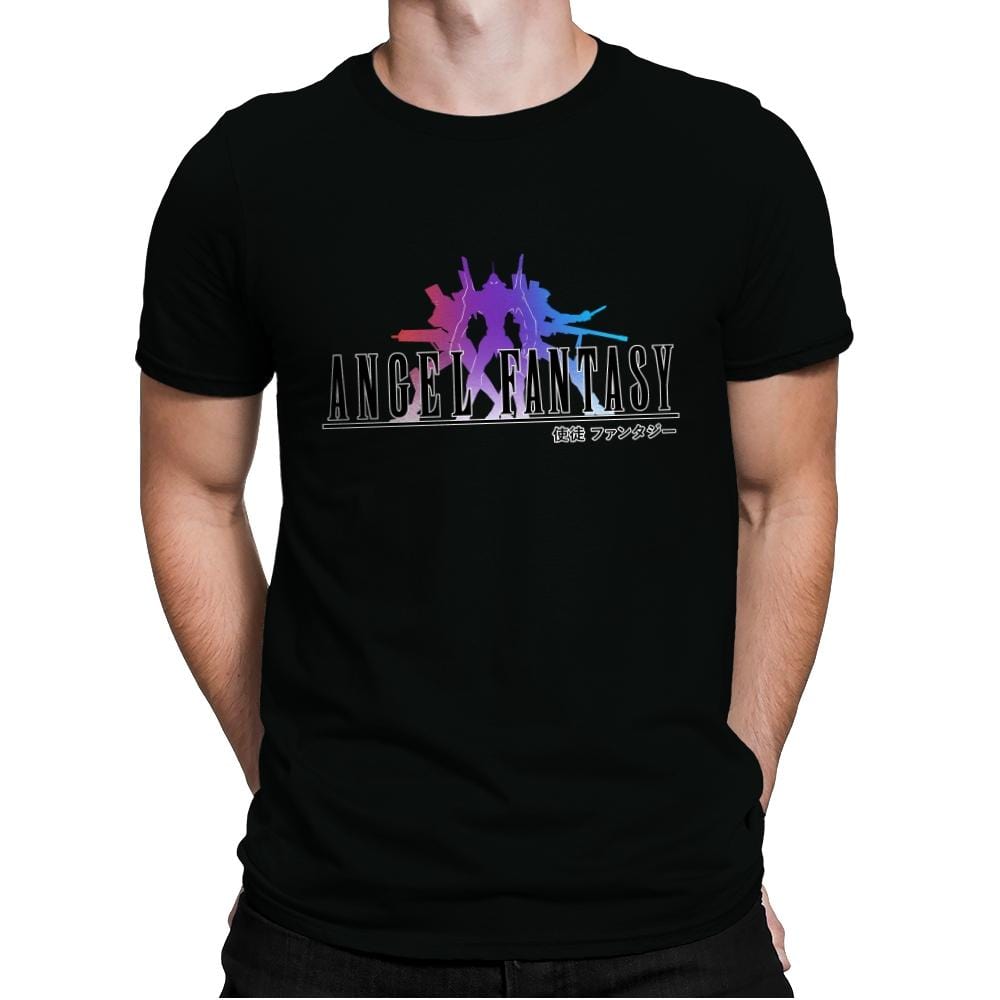 Angel Fantasy - Mens Premium T-Shirts RIPT Apparel Small / Black