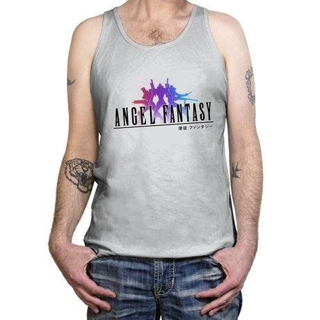 Angel Fantasy - Tanktop Tanktop RIPT Apparel X-Small / Silver