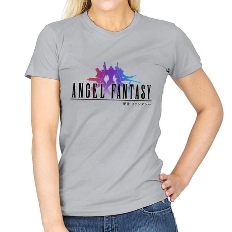 Angel Fantasy - Womens T-Shirts RIPT Apparel Small / Sport Grey