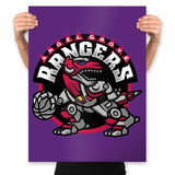 Angel Grove Rangers - Prints Posters RIPT Apparel 18x24 / Purple
