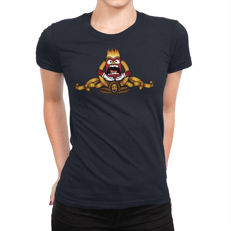 Anger Productions - Womens Premium T-Shirts RIPT Apparel Small / Midnight Navy