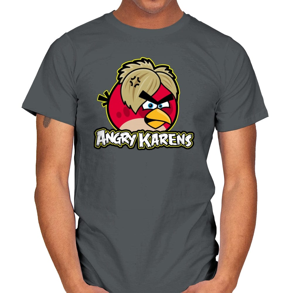 Angry Karens - Mens T-Shirts RIPT Apparel Small / Charcoal