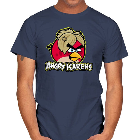 Angry Karens - Mens T-Shirts RIPT Apparel Small / Navy