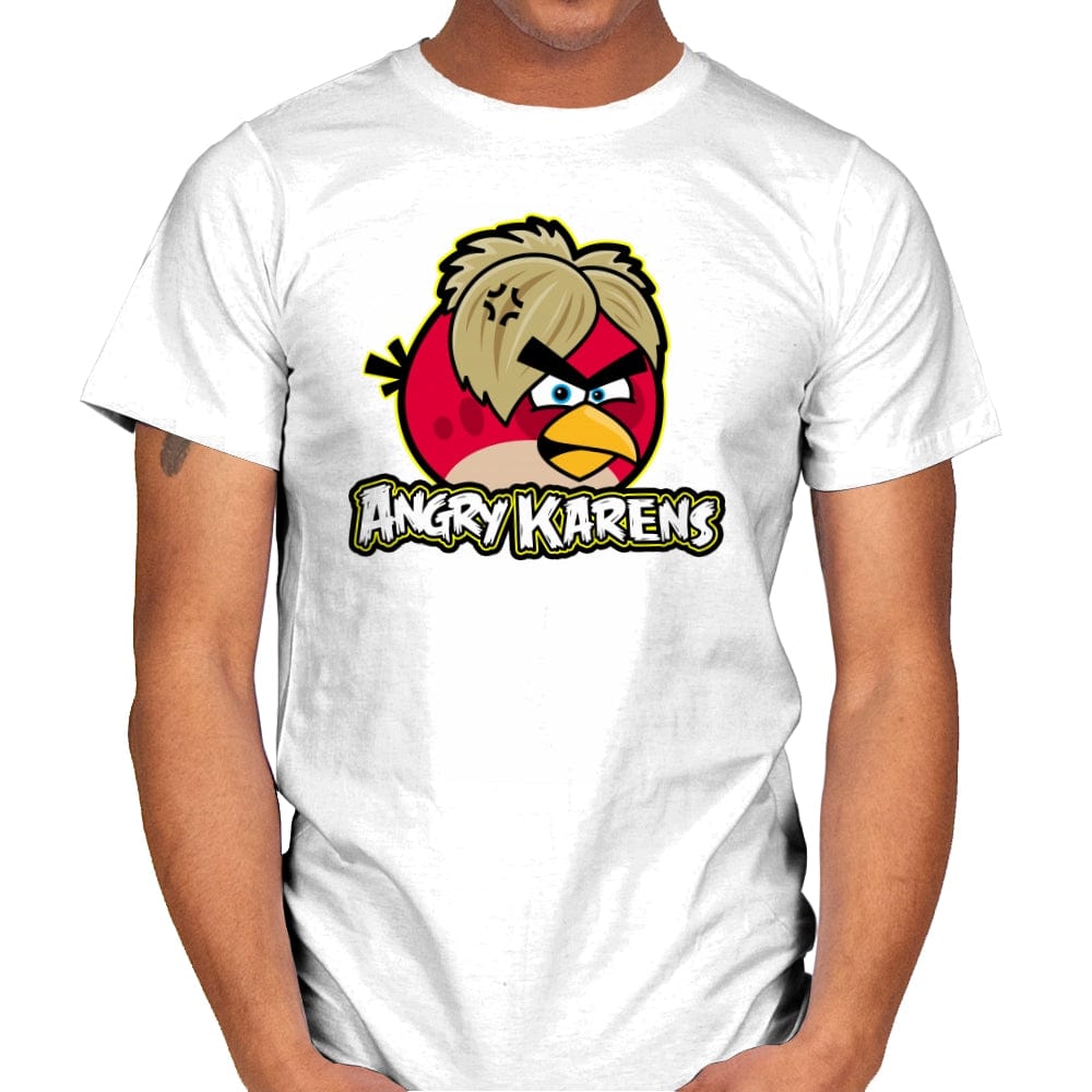 Angry Karens - Mens T-Shirts RIPT Apparel Small / White