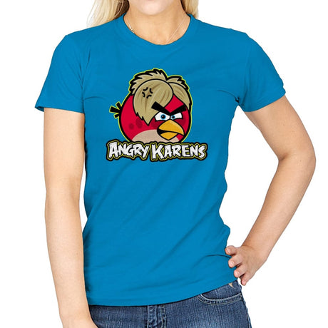 Angry Karens - Womens T-Shirts RIPT Apparel Small / Sapphire