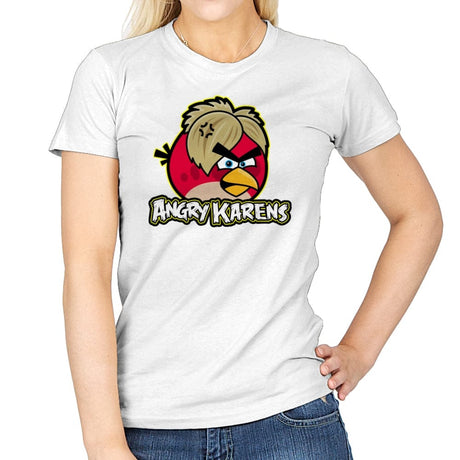 Angry Karens - Womens T-Shirts RIPT Apparel Small / White
