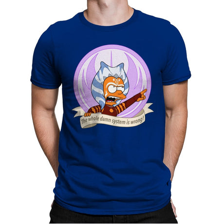 Angry Padawan - Mens Premium T-Shirts RIPT Apparel Small / Royal
