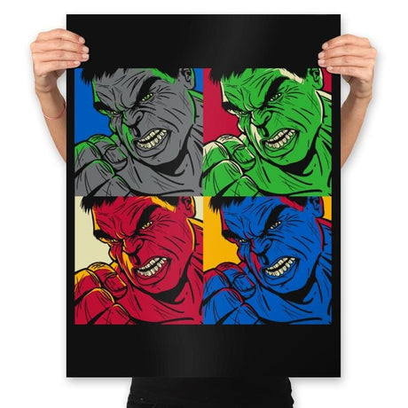 Angry Pop - Prints Posters RIPT Apparel 18x24 / Black