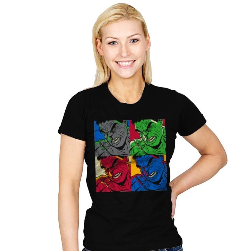 Angry Pop - Womens T-Shirts RIPT Apparel