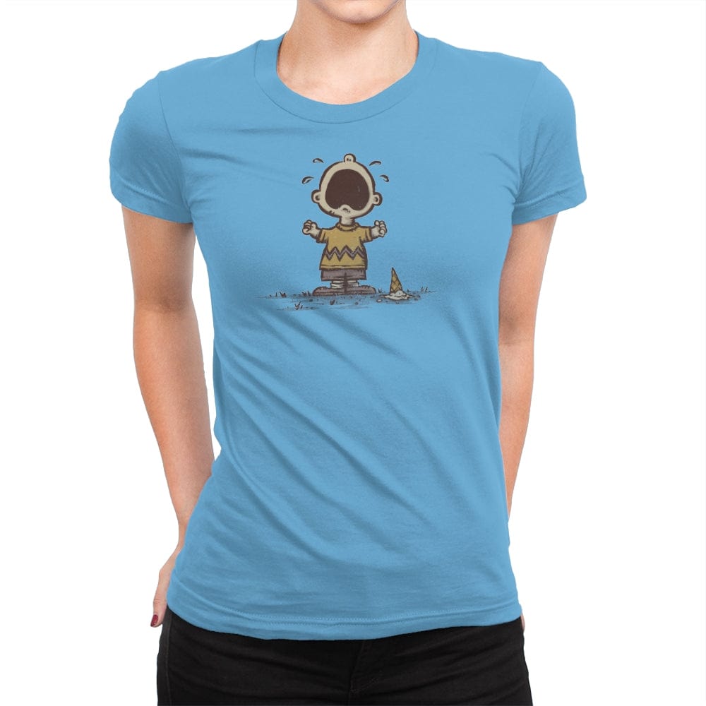 Anguish - Womens Premium T-Shirts RIPT Apparel Small / Turquoise