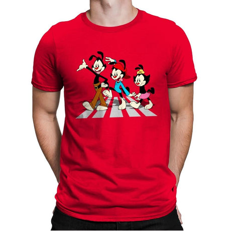 Ani Road - Mens Premium T-Shirts RIPT Apparel Small / Red