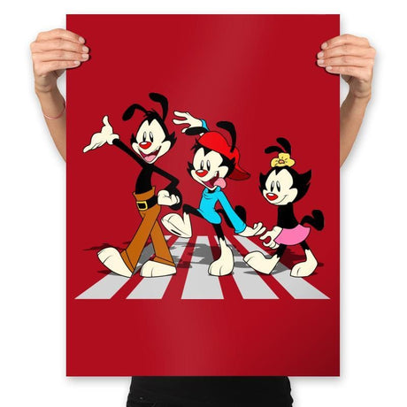 Ani Road - Prints Posters RIPT Apparel 18x24 / Red