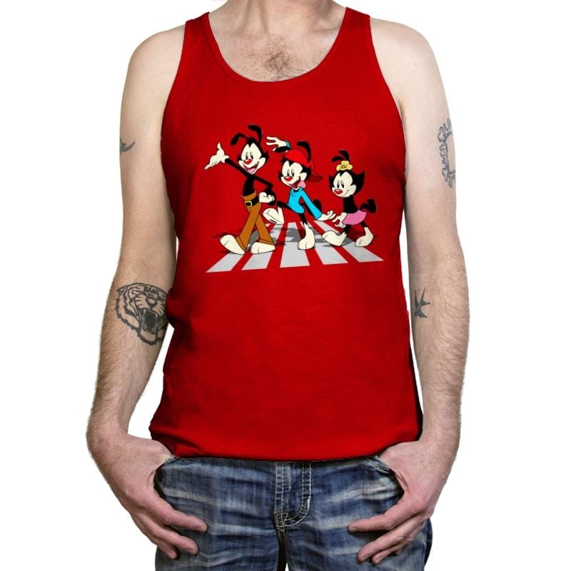 Ani Road - Tanktop Tanktop RIPT Apparel X-Small / Red