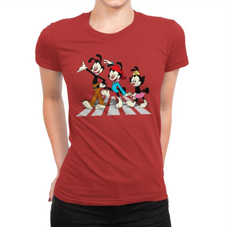 Ani Road - Womens Premium T-Shirts RIPT Apparel Small / Red