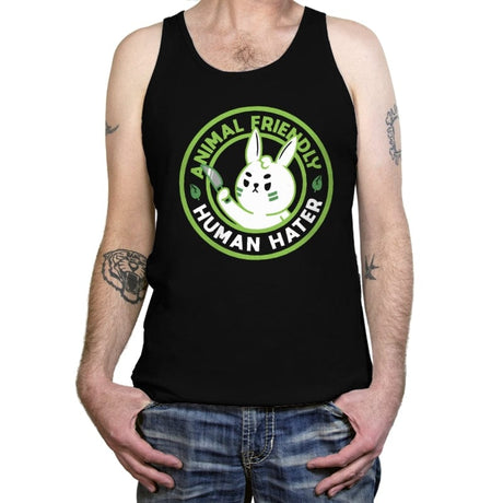 Animal Friendly - Tanktop Tanktop RIPT Apparel X-Small / Black