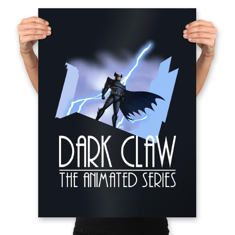 Animated Claw - Prints Posters RIPT Apparel 18x24 / Black