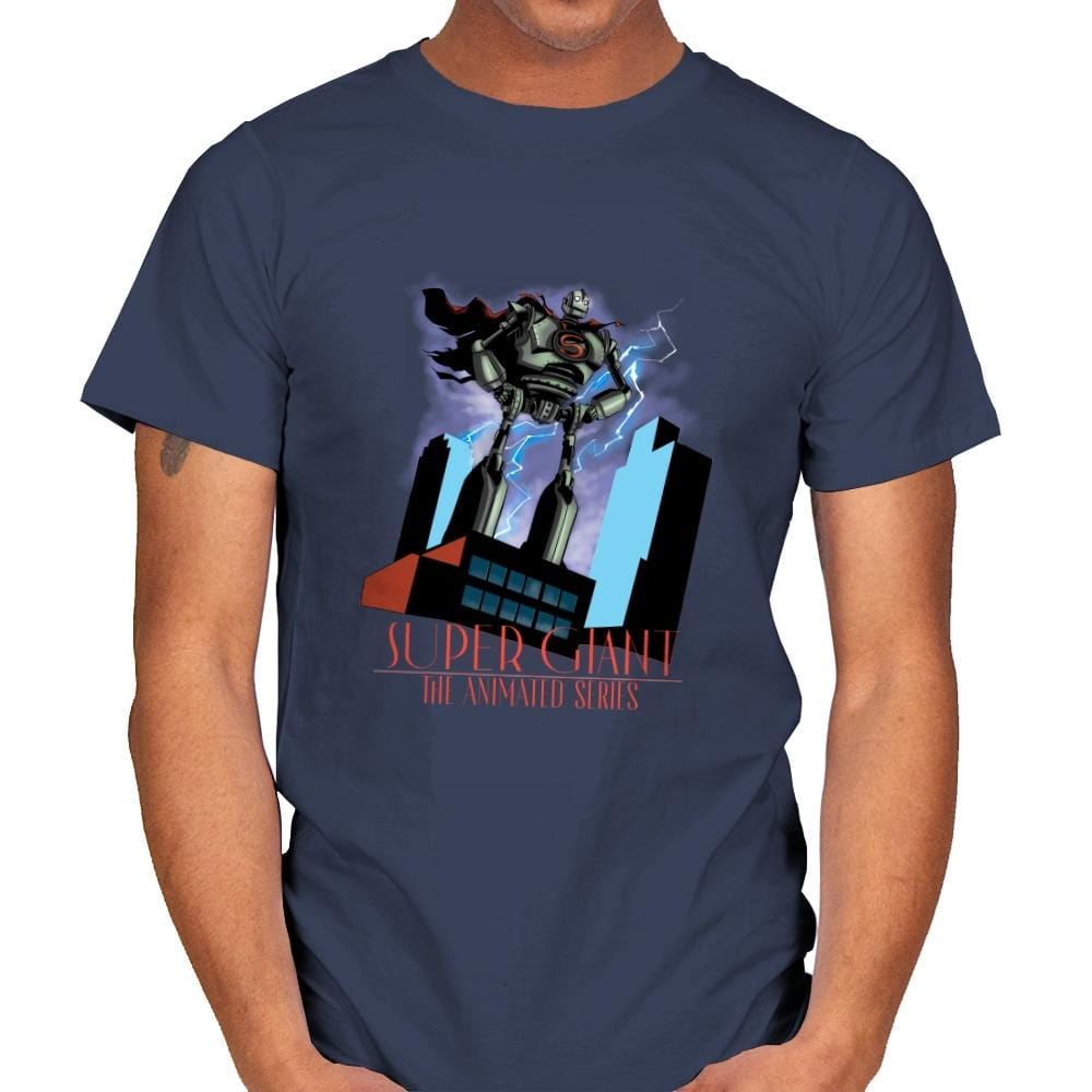 Animated Giant - Mens T-Shirts RIPT Apparel Small / Navy