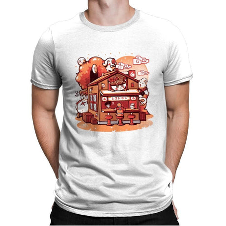 Anime Ramen Shop - Mens Premium T-Shirts RIPT Apparel Small / White