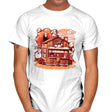 Anime Ramen Shop - Mens T-Shirts RIPT Apparel Small / White