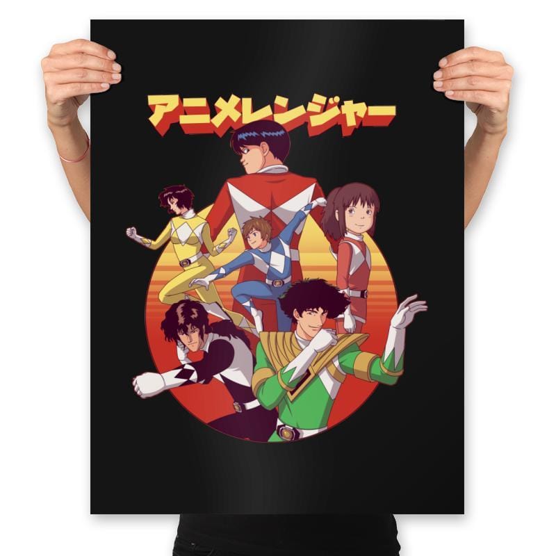 Animerenja - Prints Posters RIPT Apparel 18x24 / Black